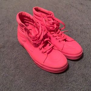 Hot Pink High Top Vans